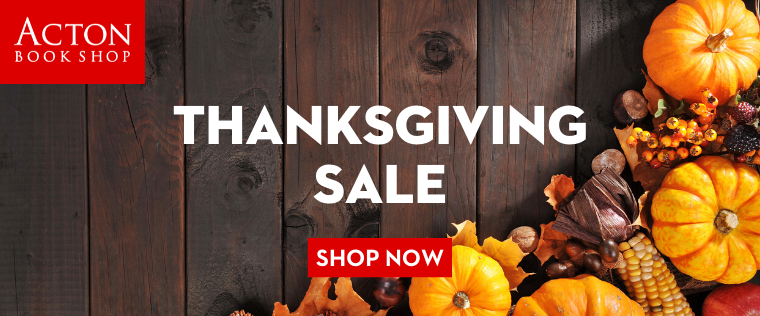 Get 20% off select titles during Acton's Thanksgiving sale!