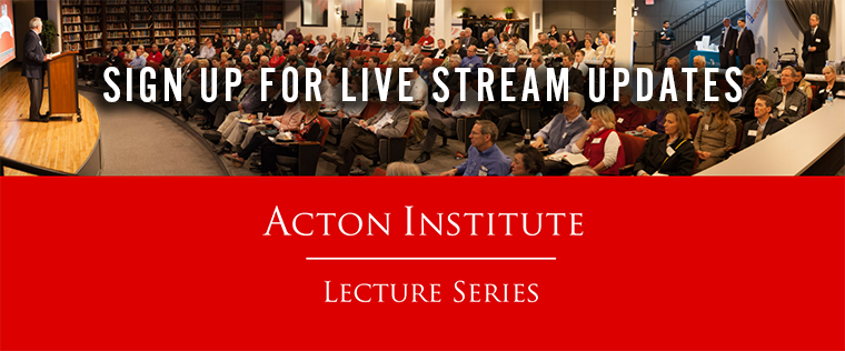 Get live stream alerts for Acton Lecture series events