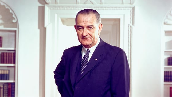 Lyndon Johnson's White House photo