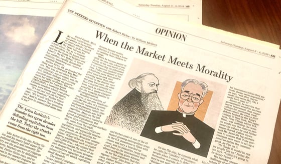 WSJ Article Laying Flat